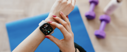 Health app on smart watch